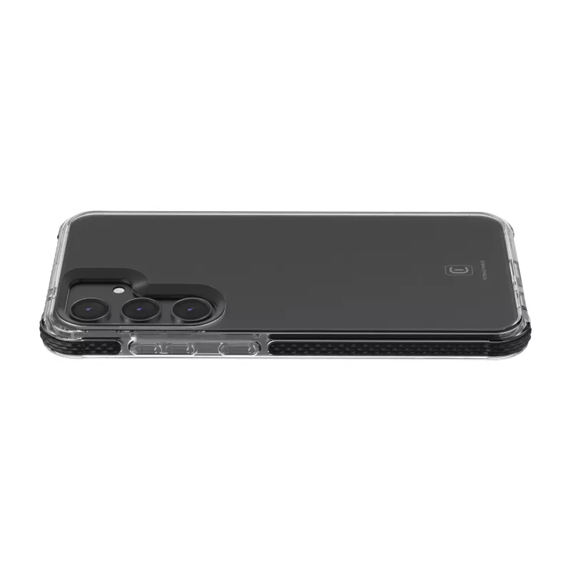 Cellularline Tetra Force Strong Guard apsauginis dėklas Samsung Galaxy S25 Ultra, smūgiams atsparus, su Microban® antibakterine technologija, juodas