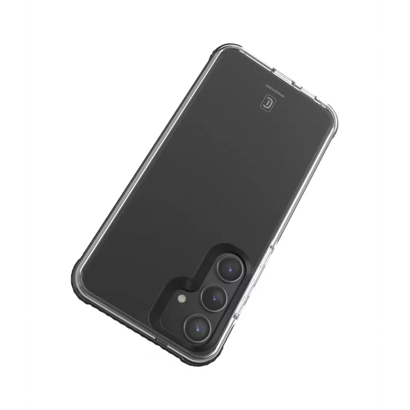 Cellularline Tetra Force Strong Guard apsauginis dėklas Samsung Galaxy S25 Ultra, smūgiams atsparus, su Microban® antibakterine technologija, juodas