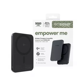 PanzerGlass empower™ 5000mAh Space Black nešiojamas maitinimo blokas