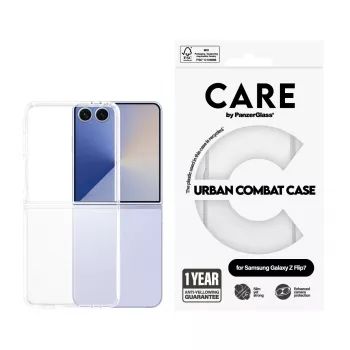 PanzerGlass CARE™ by ® Urban Combat Dėklas Skaidrus Samsung Galaxy Z Flip7