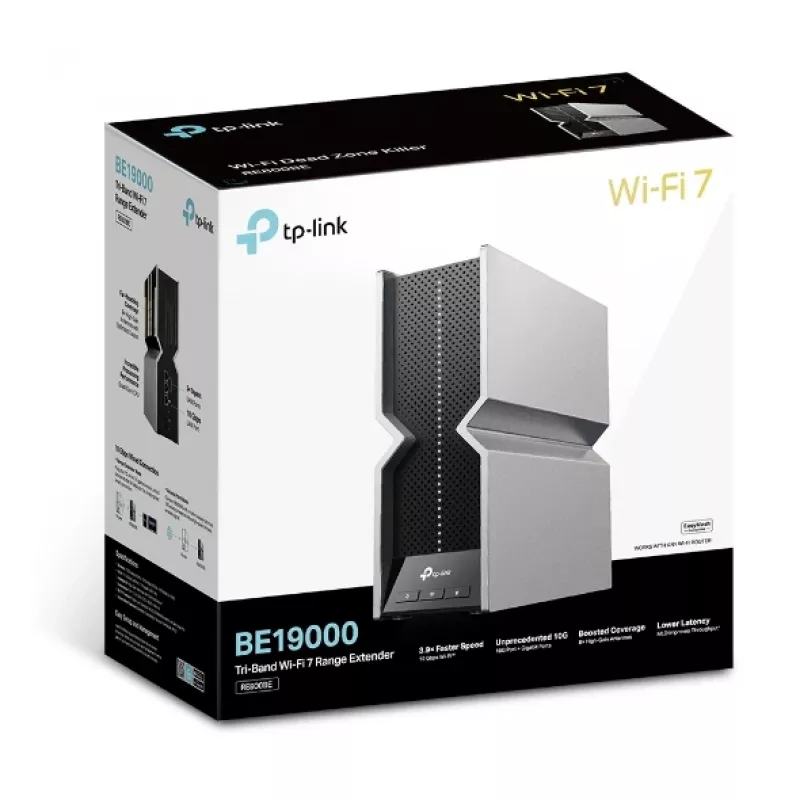 Tinklo kartotuvas TP-Link RE800BE triju juostu 802.11ax 802.11ac