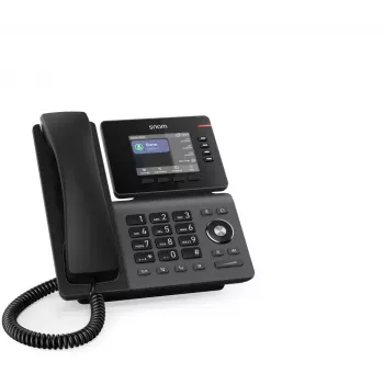 IP telefonas Snom D810W – 3,36 colių IPS ekranas, Gigabit Ethernet, Wi‑Fi (802.11a/b/g/n/ac), PoE, juoda