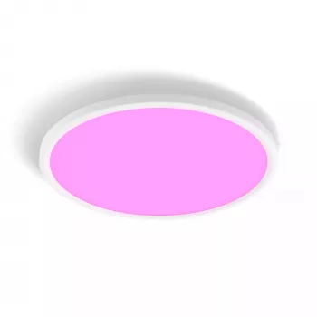 Philips Hue Devote plafoninis LED šviestuvas M, apvalus, 23W, baltas, Ø42,1 cm, universalus montavimas
