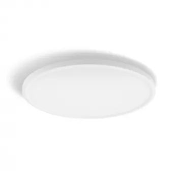 Philips Hue Devote plafoninis LED šviestuvas M, apvalus, 23W, baltas, Ø42,1 cm, universalus montavimas