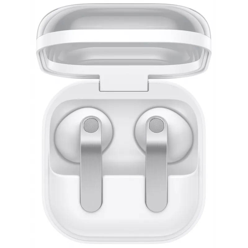Samsung Galaxy Buds4 belaidės ausinės į ausis, skambučiams/muzikai, baltos