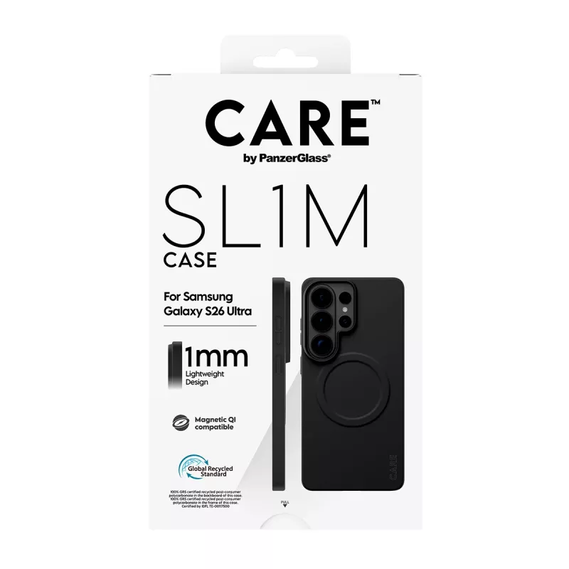 Apsauginis dėklas PanzerGlass CARE SL1M Samsung Galaxy S26 Ultra, juodas