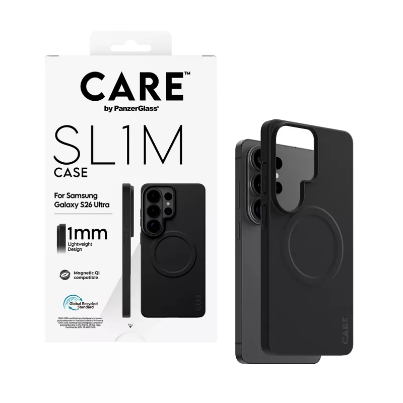 Apsauginis dėklas PanzerGlass CARE SL1M Samsung Galaxy S26 Ultra, juodas