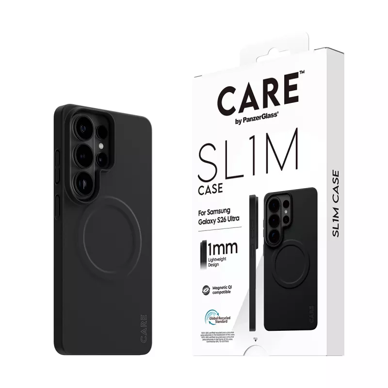 Apsauginis dėklas PanzerGlass CARE SL1M Samsung Galaxy S26 Ultra, juodas
