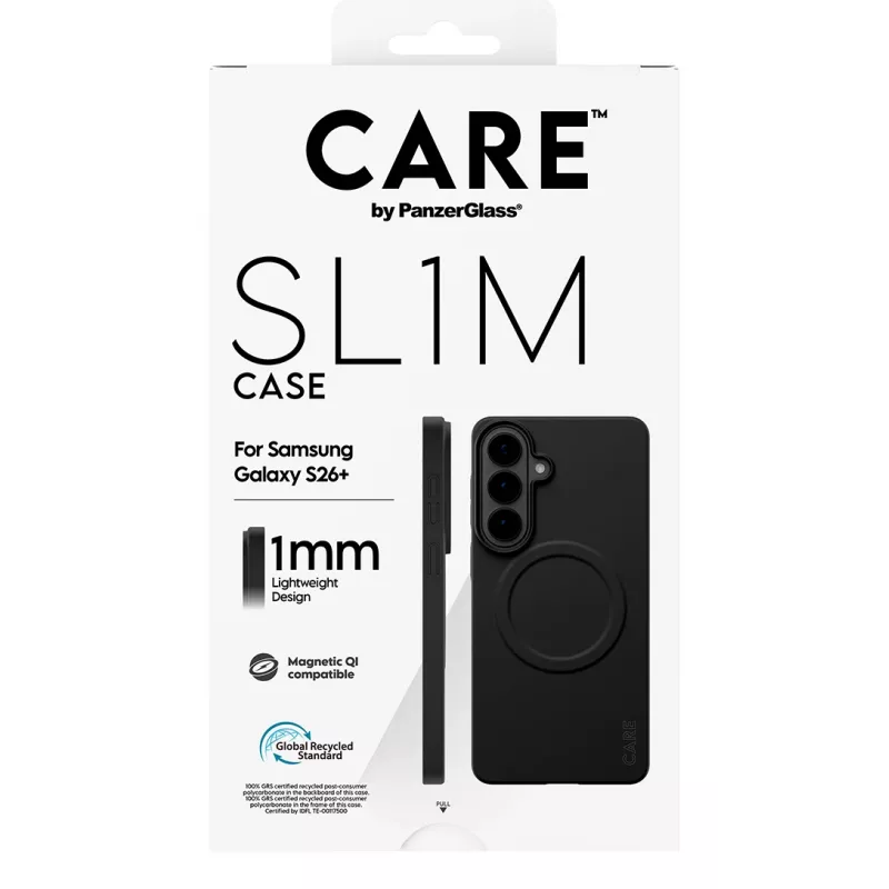 Apsauginis dėklas PanzerGlass CARE SL1M Samsung Galaxy S26+ juodas (CR06231)