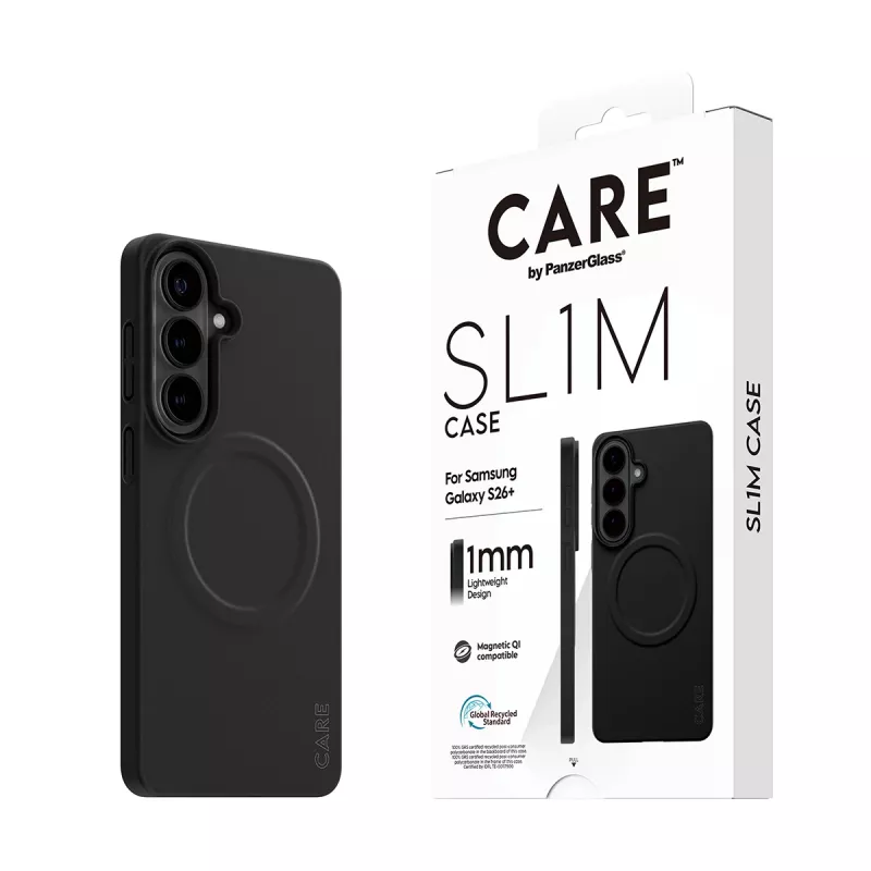 Apsauginis dėklas PanzerGlass CARE SL1M Samsung Galaxy S26+ juodas (CR06231)