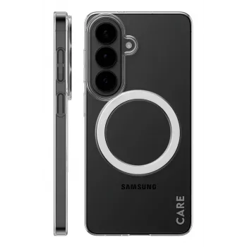 PanzerGlass CARE™ SL1M Skaidrus Dėklas su Qi Samsung Galaxy S26, tinka iki 16 cm (6,3 colio) ekranui