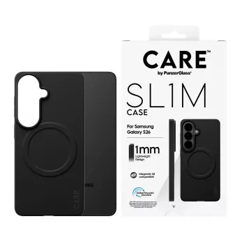 Apsauginis dėklas PanzerGlass CARE SL1M, skirtas Samsung Galaxy S26, juodas