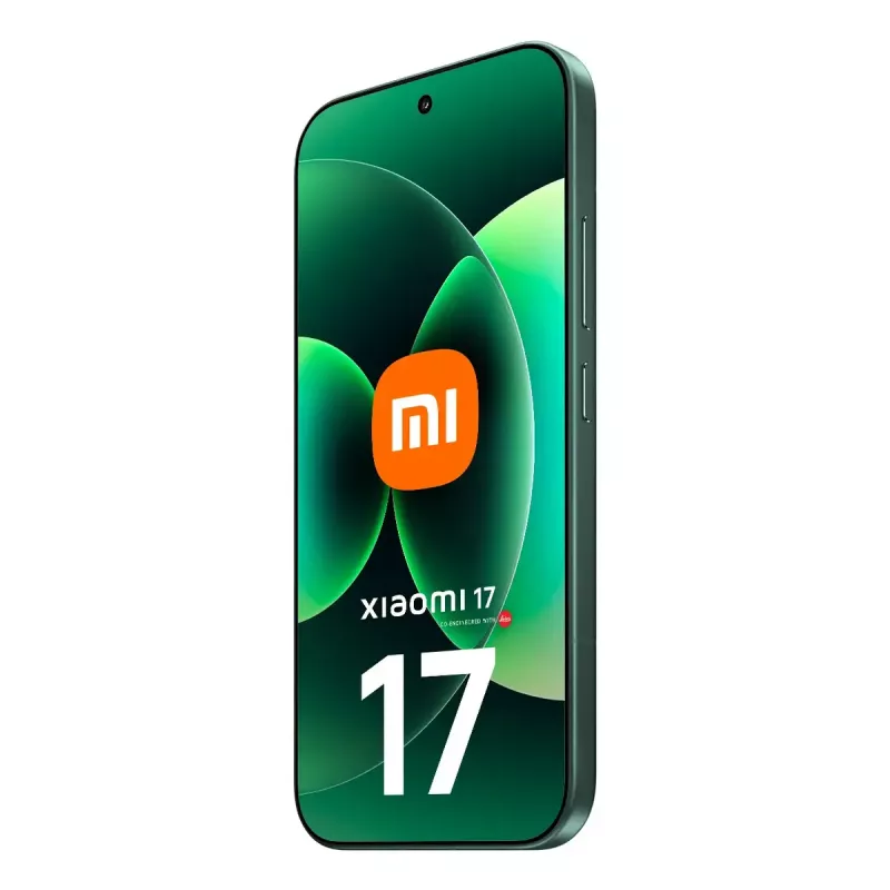 Išmanusis telefonas Xiaomi 17 – 6,3 colio (16 cm) ekranas, Snapdragon 8 Elite Gen 5, 12 GB RAM, 512 GB atminties, 6330 mAh, žalias