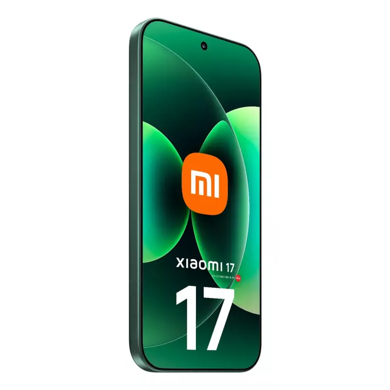 Išmanusis telefonas Xiaomi 17 – 6,3 colio (16 cm) ekranas, Snapdragon 8 Elite Gen 5, 12 GB RAM, 512 GB atminties, 6330 mAh, žalias