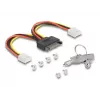 HDD narvelis DeLOCK 47070 Rack suderinamas metalinis 100 mm plotis
