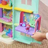Gabby's Dollhouse Groovy Music Room su DJ Catnip figūrėle, 2 aksesuarais, 2 baldais ir 2 siuntiniais, žaislai vaikams nuo 3 metų