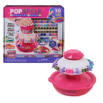 Cool Maker PopStyle apyrankės gaminimo rinkinys su 170 karoliukų, 10 apyrankių, amatų rinkinys vaikams nuo 7 metų
