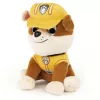 PAMinkštas žaislas PAW Patrol GUND Rubble su statybininko uniforma, 6 colių