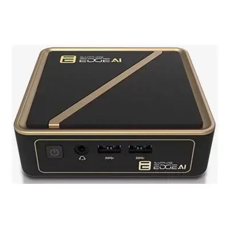 Mini PC be korpuso Sapphire EDGE AI 340 su DDR5 atminties palaikymu ir HDMI išvestimi
