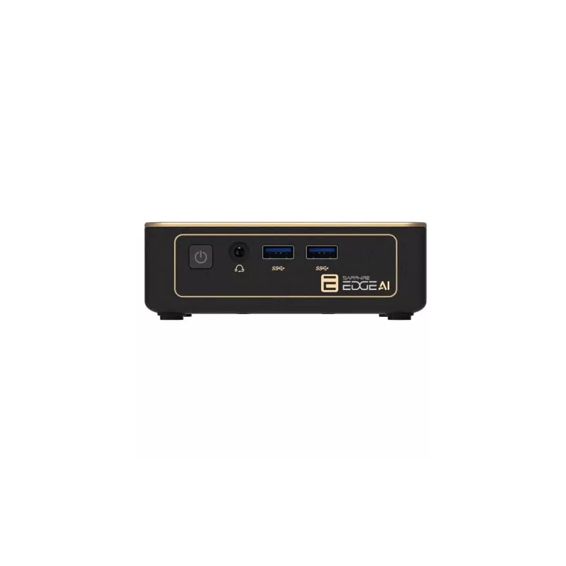 Mini PC be korpuso Sapphire EDGE AI 340 su DDR5 atminties palaikymu ir HDMI išvestimi