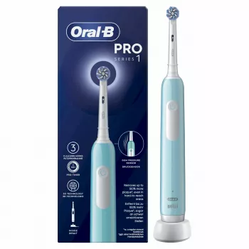 Oral-B Pro 1 Sensitive Clean beslotis dantų šepetėlis suaugusiems, mėlynas