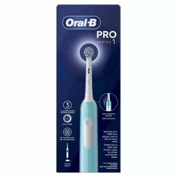 Oral-B Pro 1 Sensitive Clean beslotis dantų šepetėlis suaugusiems, mėlynas