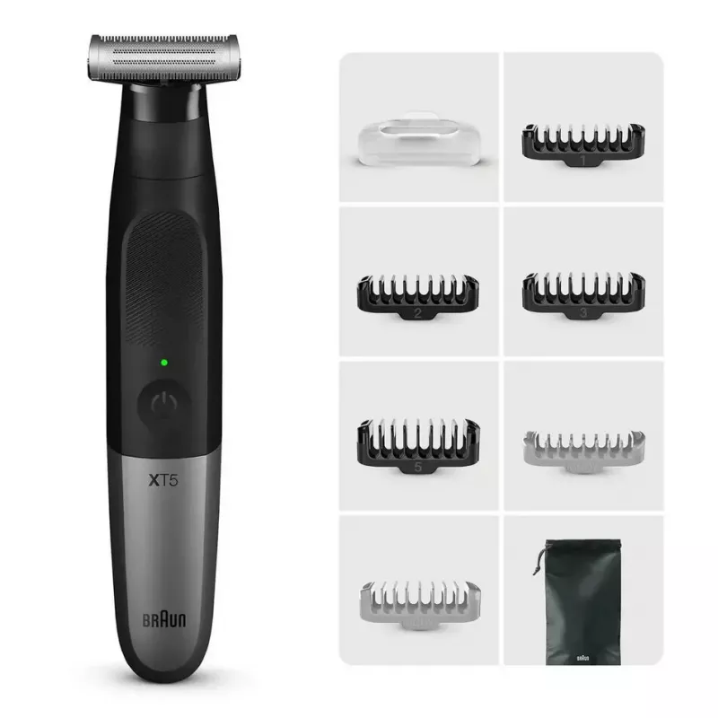 Braun XT5200 juodas, sidabrinis - barzdaskutė su įkraunama NiMH baterija