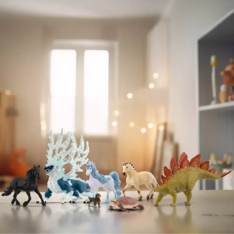 Žaislinė figūrėlė Schleich Norvegijos fiordo arklys kumelė 13980 ruda balta geltona