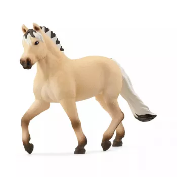 Žaislinė figūrėlė Schleich Norvegijos fiordo arklys kumelė 13980 ruda balta geltona