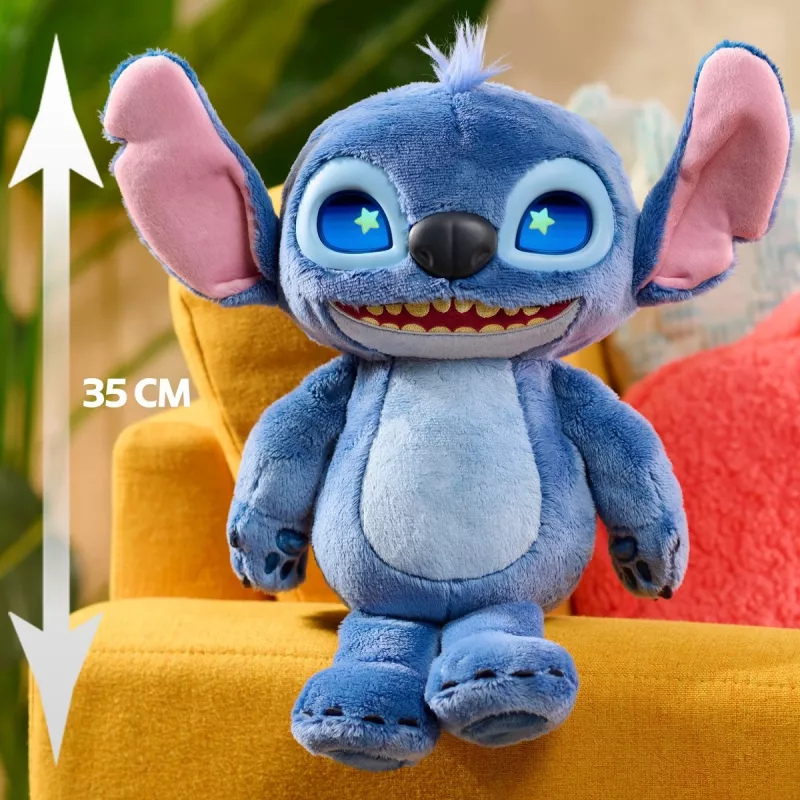 Just Play Disney Stitch – Daugianuota Stitch Figūrėlė, 3 m+, Interaktyvi, Garsinė, AA
