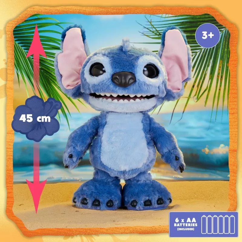Just Play Disney Stitch - Ultimate Stitch, interaktyvus veikėjas su garsu