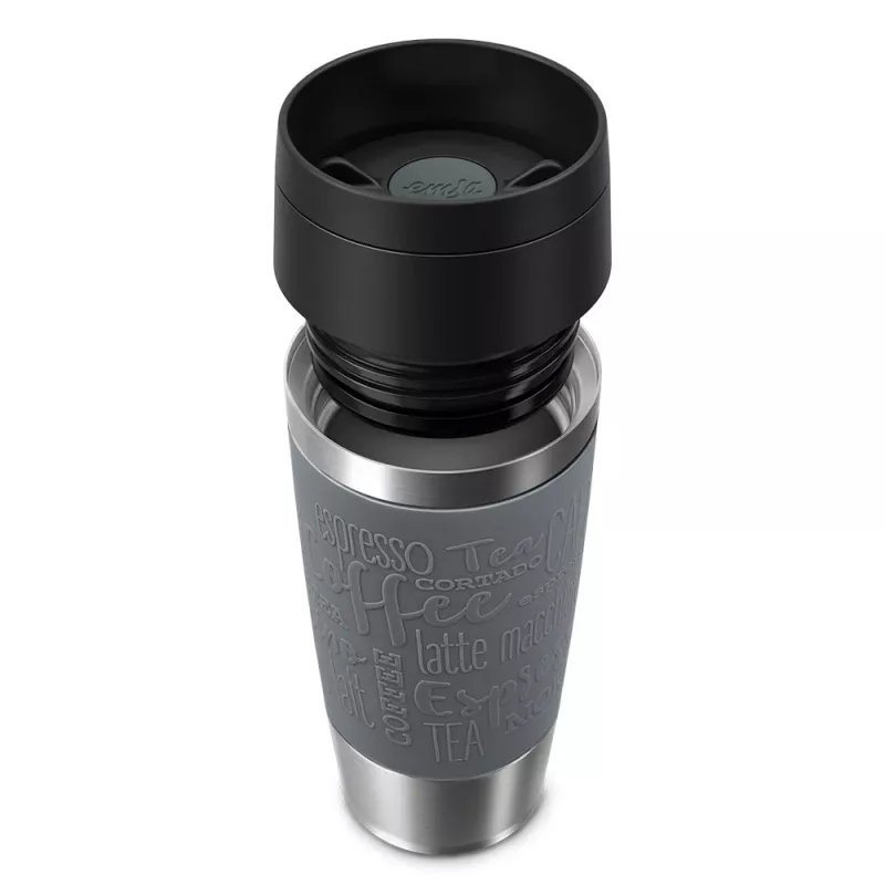 EMSA Travel Mug Classic 360 ml pilkas nerūdijančio plieno kelioninis puodelis