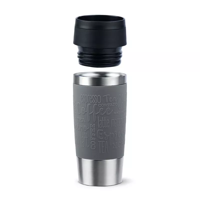 EMSA Travel Mug Classic 360 ml pilkas nerūdijančio plieno kelioninis puodelis