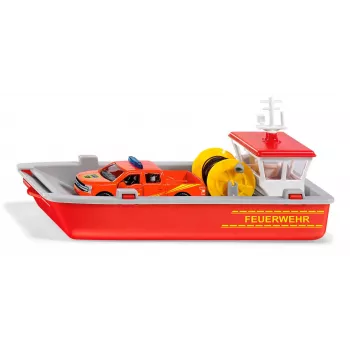 Siku Fire Brigade priešgaisrinė darbo valtis modelis 1:50