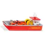 Siku Fire Brigade priešgaisrinė darbo valtis modelis 1:50