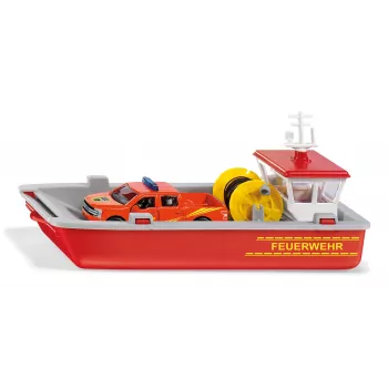 Siku Fire Brigade priešgaisrinė darbo valtis modelis 1:50