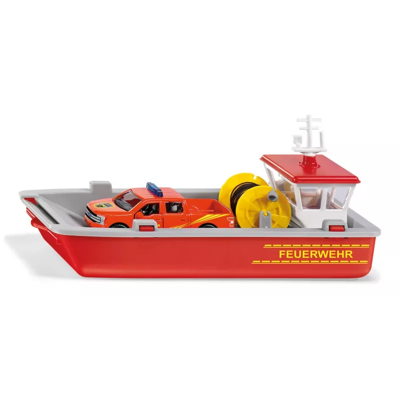 Siku Fire Brigade priešgaisrinė darbo valtis modelis 1:50
