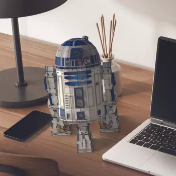 4D Build „Star Wars R2-D2“ kartoninis modelio rinkinys 201 detalė
