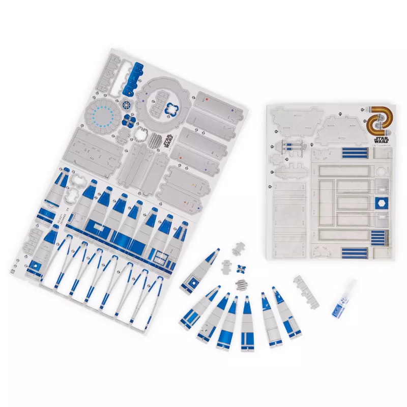 4D Build „Star Wars R2-D2“ kartoninis modelio rinkinys 201 detalė