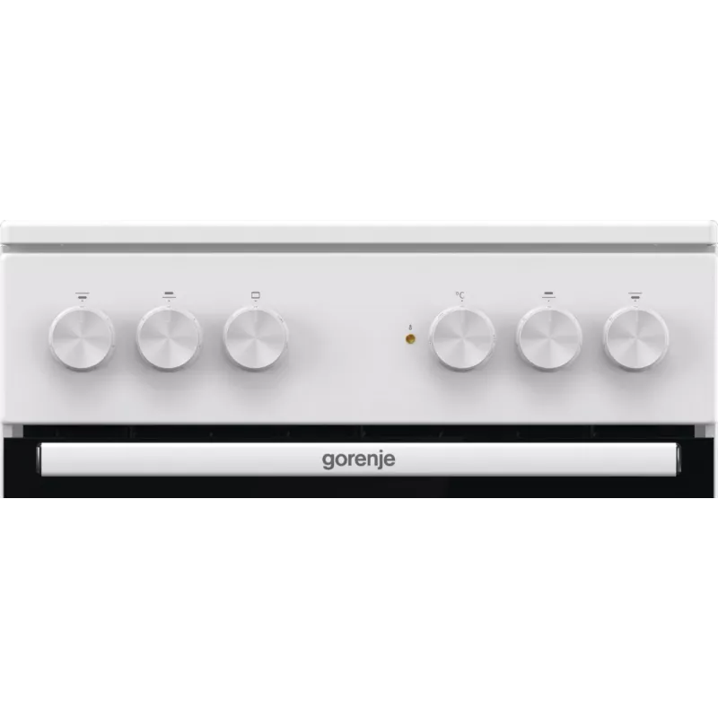 Gorenje GEC5A21WG Laisvai pastatoma viryklė Elektrinė Keraminė kaitlentė Balta