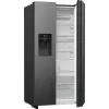 Šaldytuvas Hisense RS5P535NTFE šoninės durys, laisvai pastatomas, 566 L, juodas