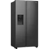 Šaldytuvas Hisense RS5P535NTFE šoninės durys, laisvai pastatomas, 566 L, juodas