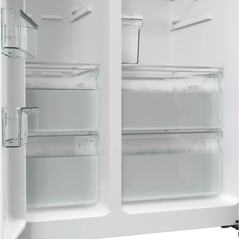 Šaldytuvas Hisense RS5P535NTFE šoninės durys, laisvai pastatomas, 566 L, juodas