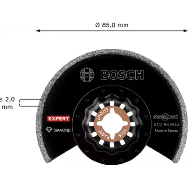 Bosch 2 608 900 035 segmentinis pjovimo diskas – 10 vnt. dėkle