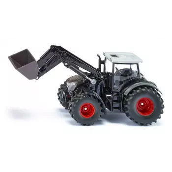 Siku 1990 Fendt 942 Vario traktoriaus modelis su priekiniu krautuvu