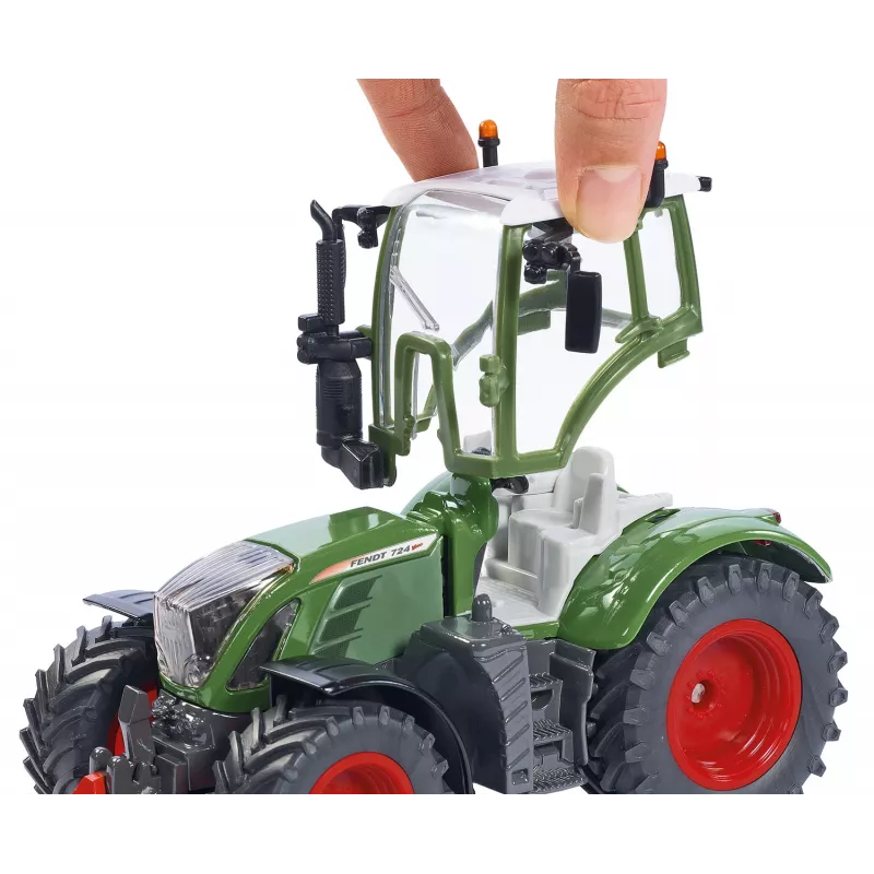 Žaislinis traktorius su trasa Siku 3285 – mechaninis Fendt 724 Vario modelis