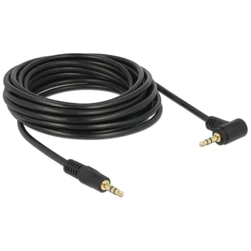 Garso laidas 3,5 mm M/M DeLOCK 83760 5 m juoda