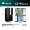 Hisense RQ5P470SAFD Laisvai pastatomas 483 L juodas, nerūdijantis plienas