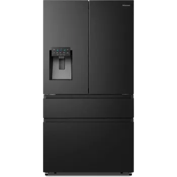 Šaldytuvas Hisense RF728N4SBFE šalia šaldiklio, laisvai pastatomas, 560 L, juodas