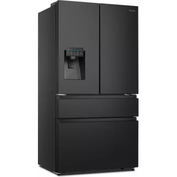 Šaldytuvas Hisense RF728N4SBFE šalia šaldiklio, laisvai pastatomas, 560 L, juodas